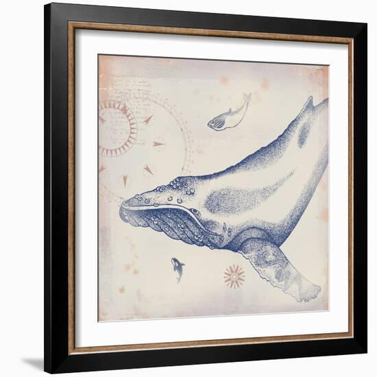 Oceanus Cetacea-Ken Hurd-Framed Giclee Print