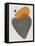 Ochre and Gray Abstract Shapes-Eline Isaksen-Framed Stretched Canvas