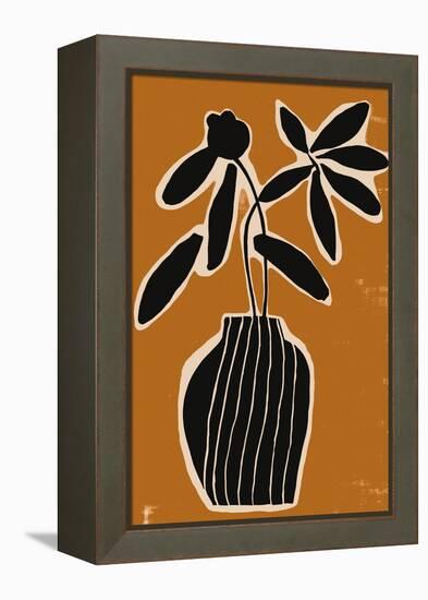 Ochre Still Life No 2-Treechild-Framed Premier Image Canvas