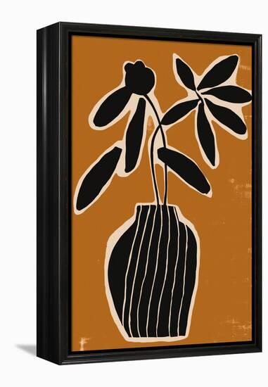 Ochre Still Life No 2-Treechild-Framed Premier Image Canvas