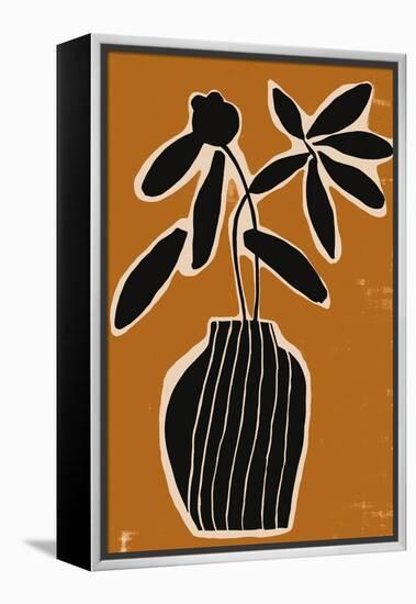 Ochre Still Life No 2-Treechild-Framed Premier Image Canvas