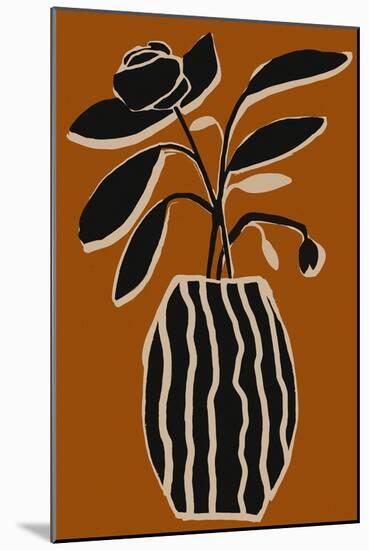 Ochre Still Life No 5-Treechild-Mounted Giclee Print