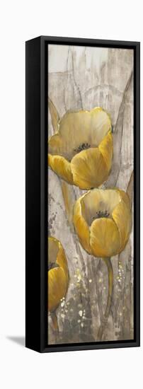 Ochre Tulips I-Tim O'toole-Framed Stretched Canvas