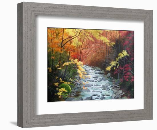 Oconoluftee River-Herb Dickinson-Framed Photographic Print