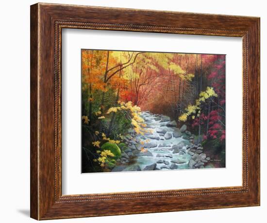 Oconoluftee River-Herb Dickinson-Framed Photographic Print