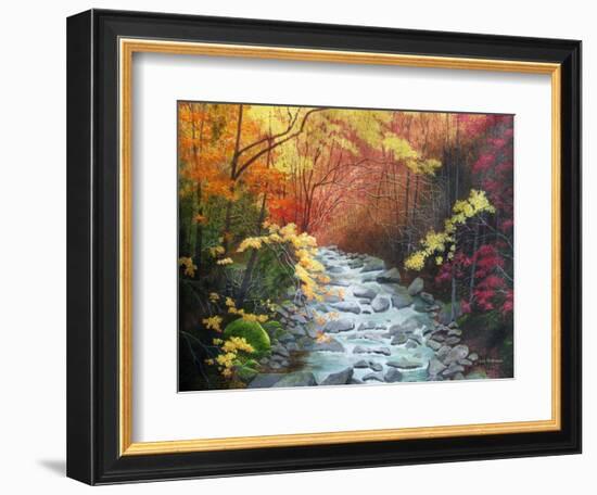 Oconoluftee River-Herb Dickinson-Framed Photographic Print