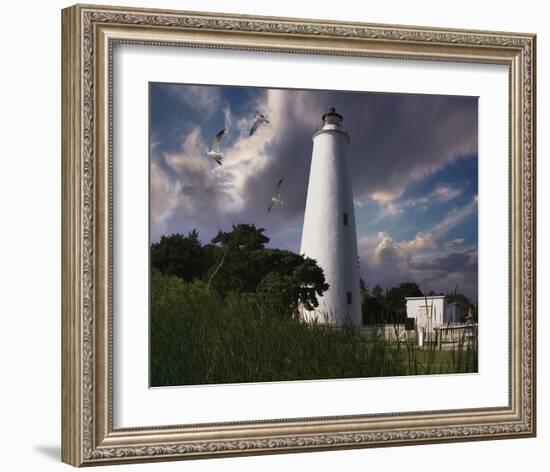 Ocracoke Light I-Steve Hunziker-Framed Art Print