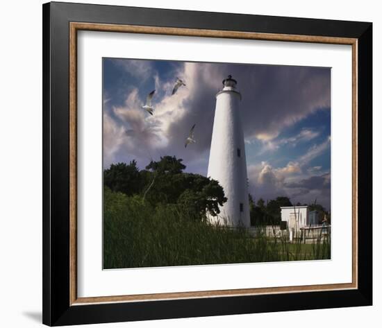 Ocracoke Light I-Steve Hunziker-Framed Art Print