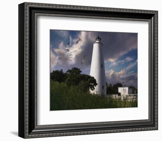 Ocracoke Light I-Steve Hunziker-Framed Art Print