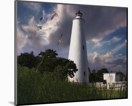 Ocracoke Light I-Steve Hunziker-Mounted Art Print