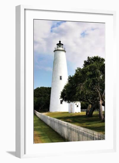 Ocracoke Lighthouse-Alan Hausenflock-Framed Photographic Print