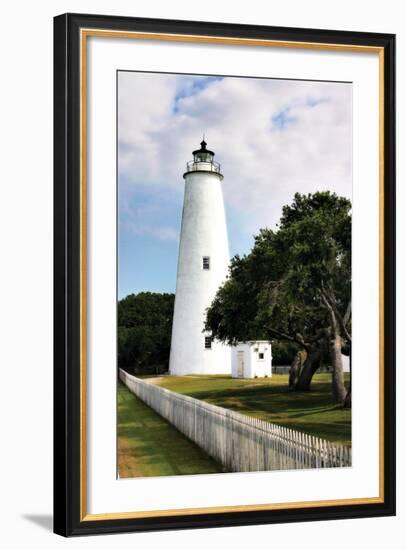 Ocracoke Lighthouse-Alan Hausenflock-Framed Photographic Print
