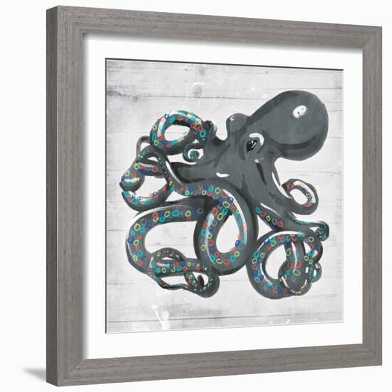 Octo Rings-OnRei-Framed Art Print