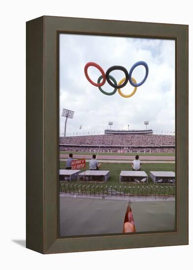 October 12 1968: 19th Olympic Games Opening Ceremony, Mexico-Art Rickerby-Framed Premier Image Canvas