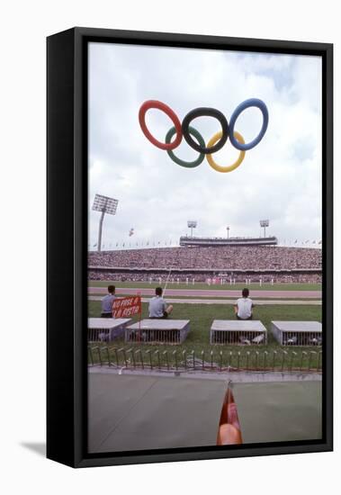 October 12 1968: 19th Olympic Games Opening Ceremony, Mexico-Art Rickerby-Framed Premier Image Canvas