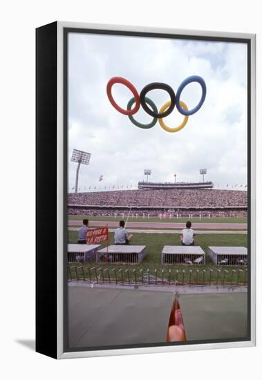 October 12 1968: 19th Olympic Games Opening Ceremony, Mexico-Art Rickerby-Framed Premier Image Canvas