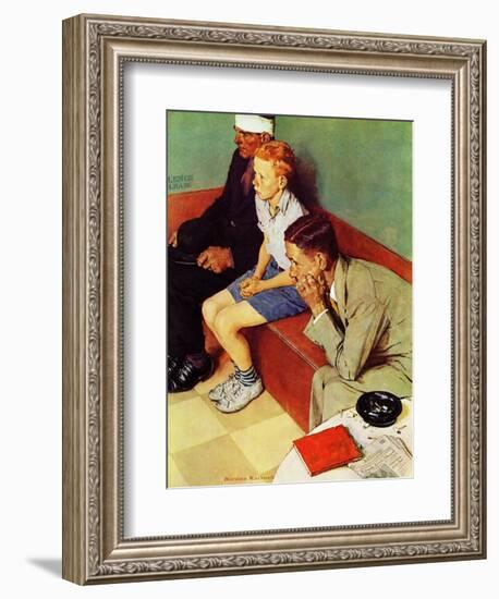 October 16,1937-Norman Rockwell-Framed Giclee Print