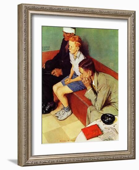 October 16,1937-Norman Rockwell-Framed Giclee Print