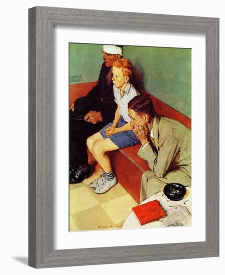 October 16,1937-Norman Rockwell-Framed Giclee Print