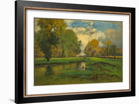 October, 1882-86, by George Inness, 1825-1894, American landscape painting,-George Inness-Framed Art Print