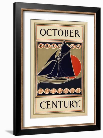 October Century-H.m. Lawrence-Framed Giclee Print