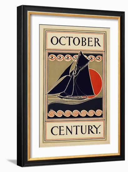 October Century-H.m. Lawrence-Framed Giclee Print