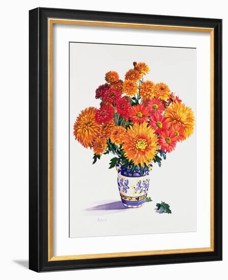 October Chrysanthemums-Christopher Ryland-Framed Giclee Print