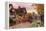 October Evening at Steventon, Berkshire-Alfred Robert Quinton-Framed Premier Image Canvas