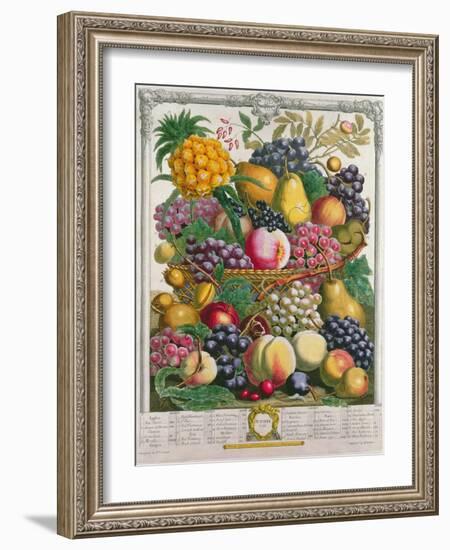 October, from 'Twelve Months of Fruits', by Robert Furber-Pieter Casteels-Framed Giclee Print