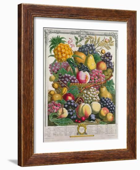 October, from 'Twelve Months of Fruits', by Robert Furber-Pieter Casteels-Framed Giclee Print