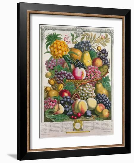 October, from 'Twelve Months of Fruits', by Robert Furber-Pieter Casteels-Framed Giclee Print