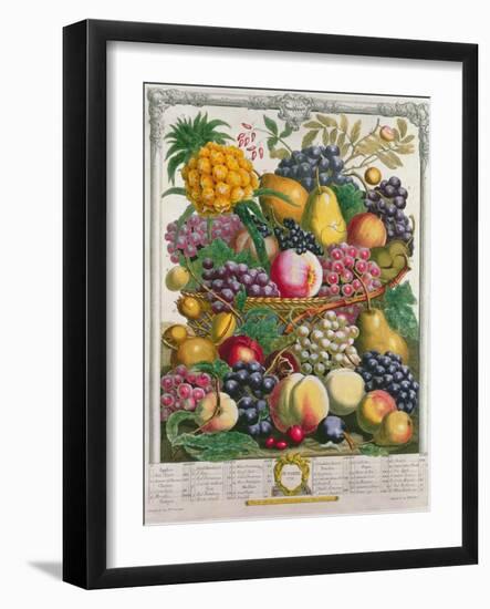 October, from 'Twelve Months of Fruits', by Robert Furber-Pieter Casteels-Framed Giclee Print