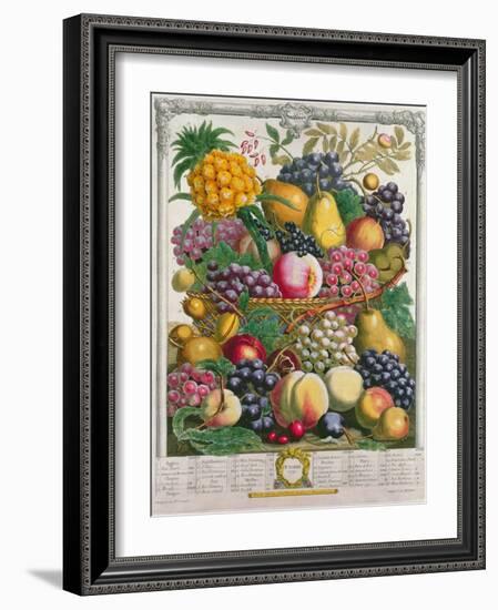 October, from 'Twelve Months of Fruits', by Robert Furber-Pieter Casteels-Framed Giclee Print
