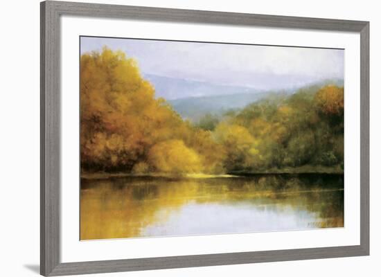 October Lakeside-Robert Striffolino-Framed Art Print