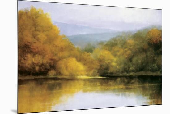 October Lakeside-Robert Striffolino-Mounted Art Print