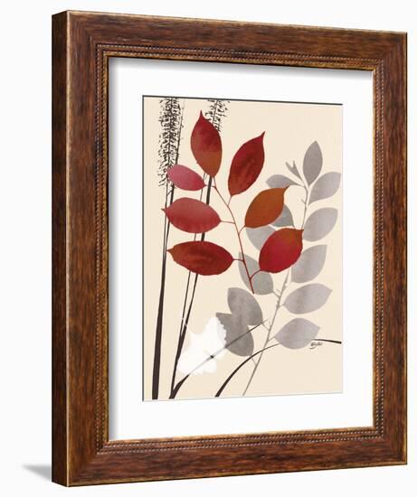 October Leaf 1-Bella Dos Santos-Framed Art Print