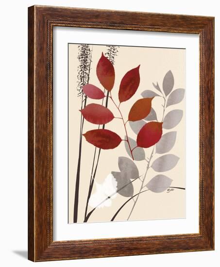 October Leaf 1-Bella Dos Santos-Framed Art Print