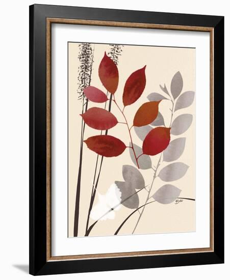 October Leaf 1-Bella Dos Santos-Framed Art Print