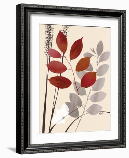 October Leaf 1-Bella Dos Santos-Framed Art Print