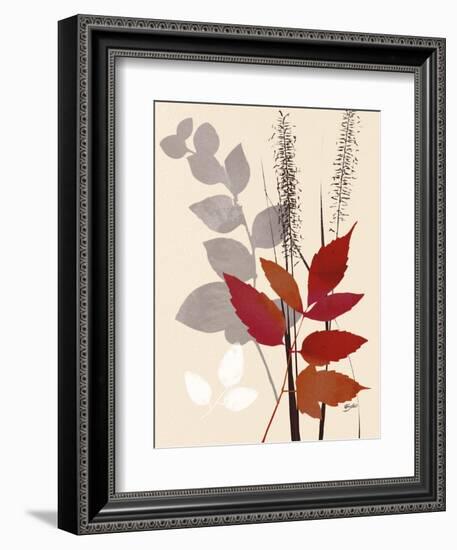 October Leaf 2-Bella Dos Santos-Framed Art Print