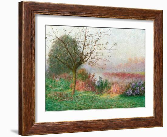 October Morning on the River Lys, 1901-Emile Claus-Framed Giclee Print