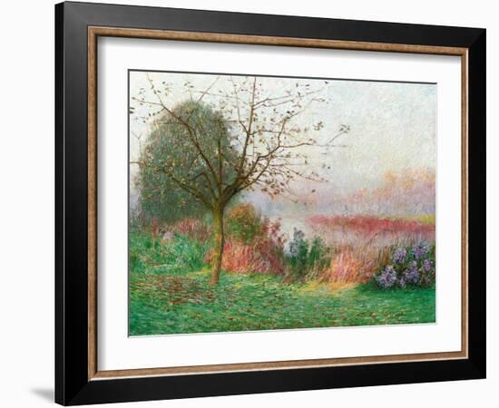 October Morning on the River Lys, 1901-Emile Claus-Framed Giclee Print