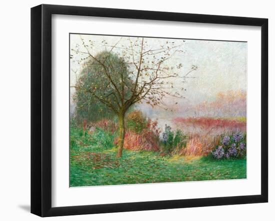 October Morning on the River Lys, 1901-Emile Claus-Framed Giclee Print