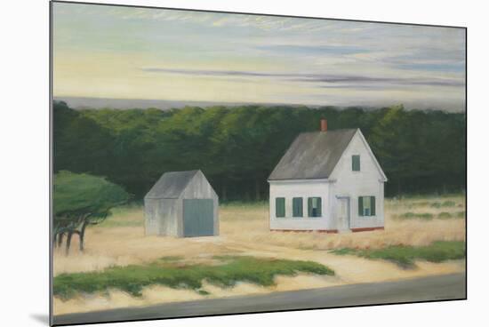 October on Cape Cod, 1946-Edward Hopper-Mounted Giclee Print