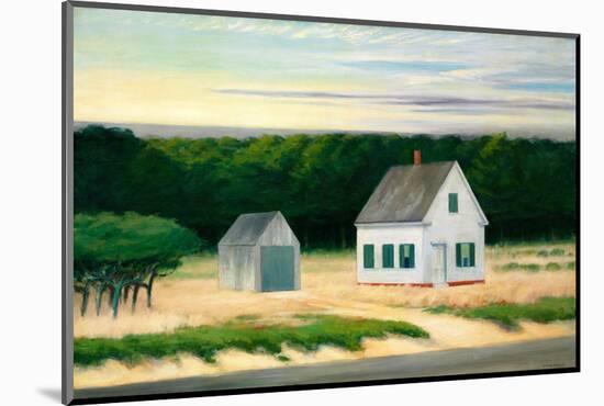 October on Cape Cod by Edward Hopper-Fine Art-Mounted Photographic Print