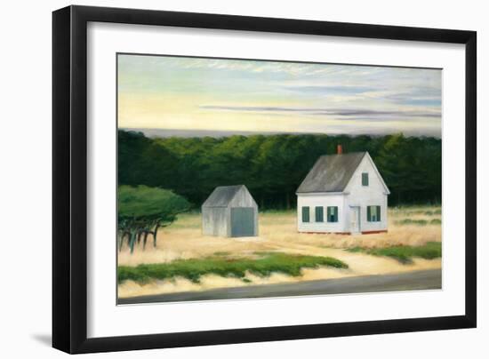 October on Cape Cod-Edward Hopper-Framed Premium Giclee Print