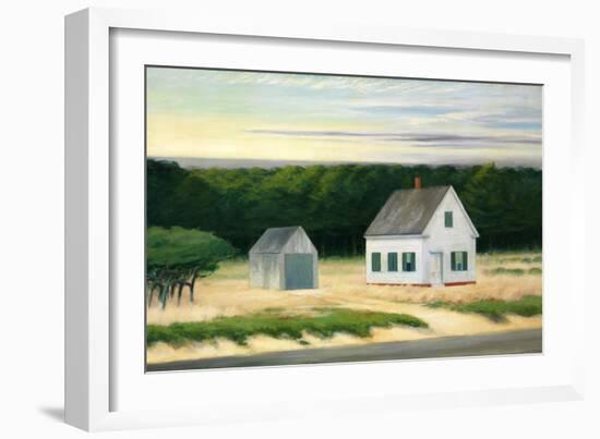 October on Cape Cod-Edward Hopper-Framed Premium Giclee Print