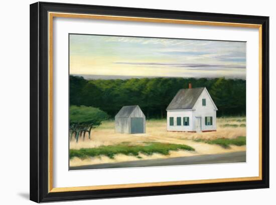 October on Cape Cod-Edward Hopper-Framed Premium Giclee Print