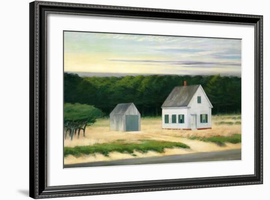 October on Cape Cod-Edward Hopper-Framed Premium Giclee Print