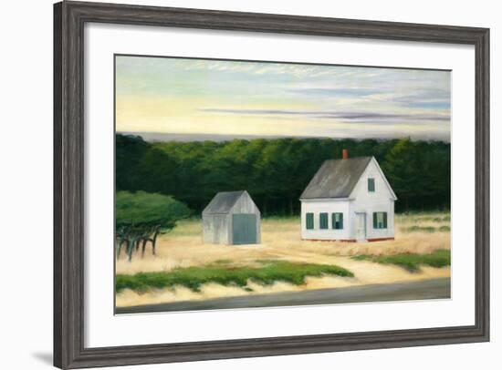 October on Cape Cod-Edward Hopper-Framed Premium Giclee Print